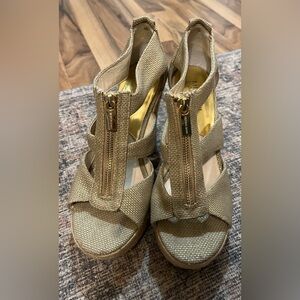 Michael Kors Gold Wedge